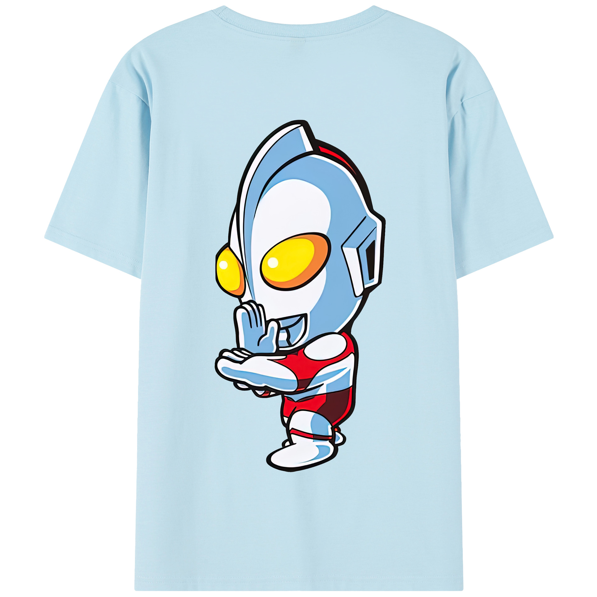 （画像用） ウルトラマン Ultraman 綿100％半袖Tシャツ（背面プリント）